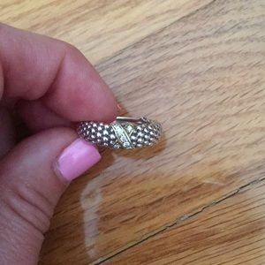 Lagos diamond Lux caviar ring